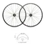 Blackjack 27.5´´ 25 Mm 6b Disc Tubeless Mtb-hjulsett, Black, 15 x 100 / 12 x 142mm, Shimano/Sram HG