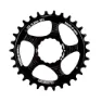 Blackspire Snaggletooth 6 Mm Offset Kjettingring, Black, 36t
