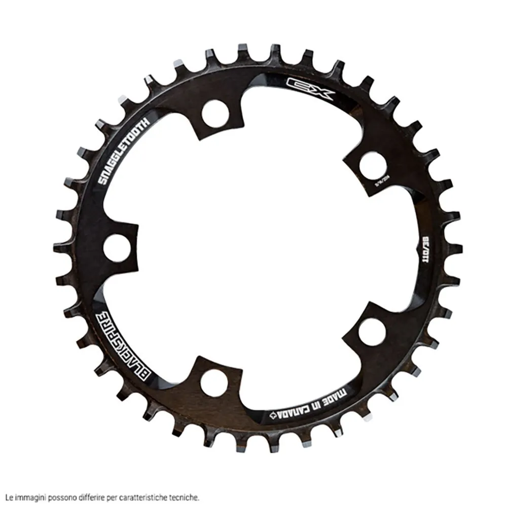 Blackspire Snaggletooth Singlespeed DrevØ110mm 38T, Black, 40t