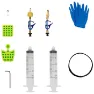 BLEEDKIT.COM Premium Edge Sram Bremsluftspakke, Multicolor, One Size