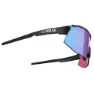 Bliz Breeze Small Nano Optics Solbriller, Matt black, Nordic Light Begonia/CAT2+Brown Silver Mirror/CAT3