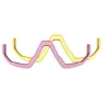 Pastel yellow / powder pink