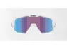 Bliz Fusion Medium (33) sykkelbriller rose/violet mirror lens matte, Blå/hvit/lavendel/multifarget