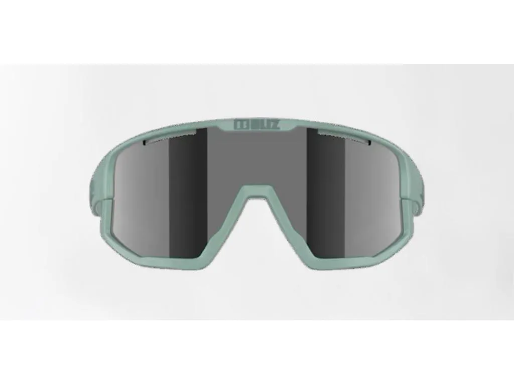 Bliz Fusion Small (25) sykkelbriller smoke mirror lens matte, Grønn Bliz Fusion Small (25) sykkelbriller smoke mirror lens matte, Grønn