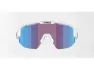 Bliz Matrix Small (30) sykelbriller rose/violet mirror lens matte, Matt white / nano optics nordic light begonia - violet w blue multi, One Size