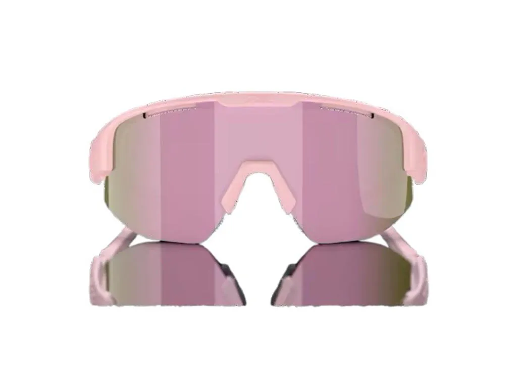 Bliz Matrix Small (30) sykkelbriller brown/rose multicolour lens matt powder, Rosa Bliz Matrix Small (30) sykkelbriller brown/rose multicolour lens matt powder, Rosa