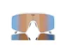 Bliz P001 XL (42) sykkelbriller coral/orange mirror lens matte, Blå/hvit/multifarget