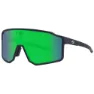 Matte black / green