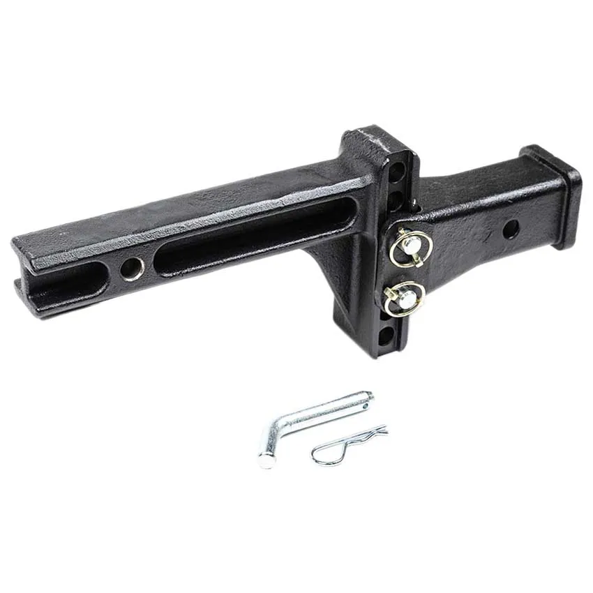 Blue Ox Justerbar Støtte For Tilhengerfeste, Black, 50.8mm