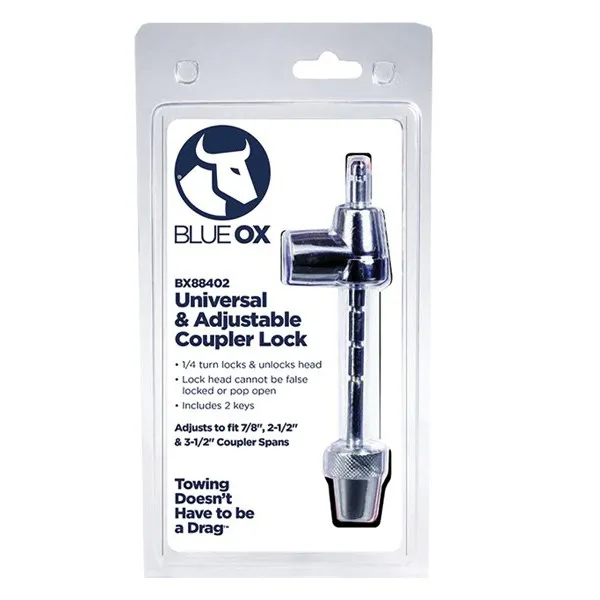 Blue Ox Universell Justerbar Låsepinne For Kobling, Grey, One Size