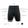 Blueball Sport Compressive Sport Korte Leggings male, Black