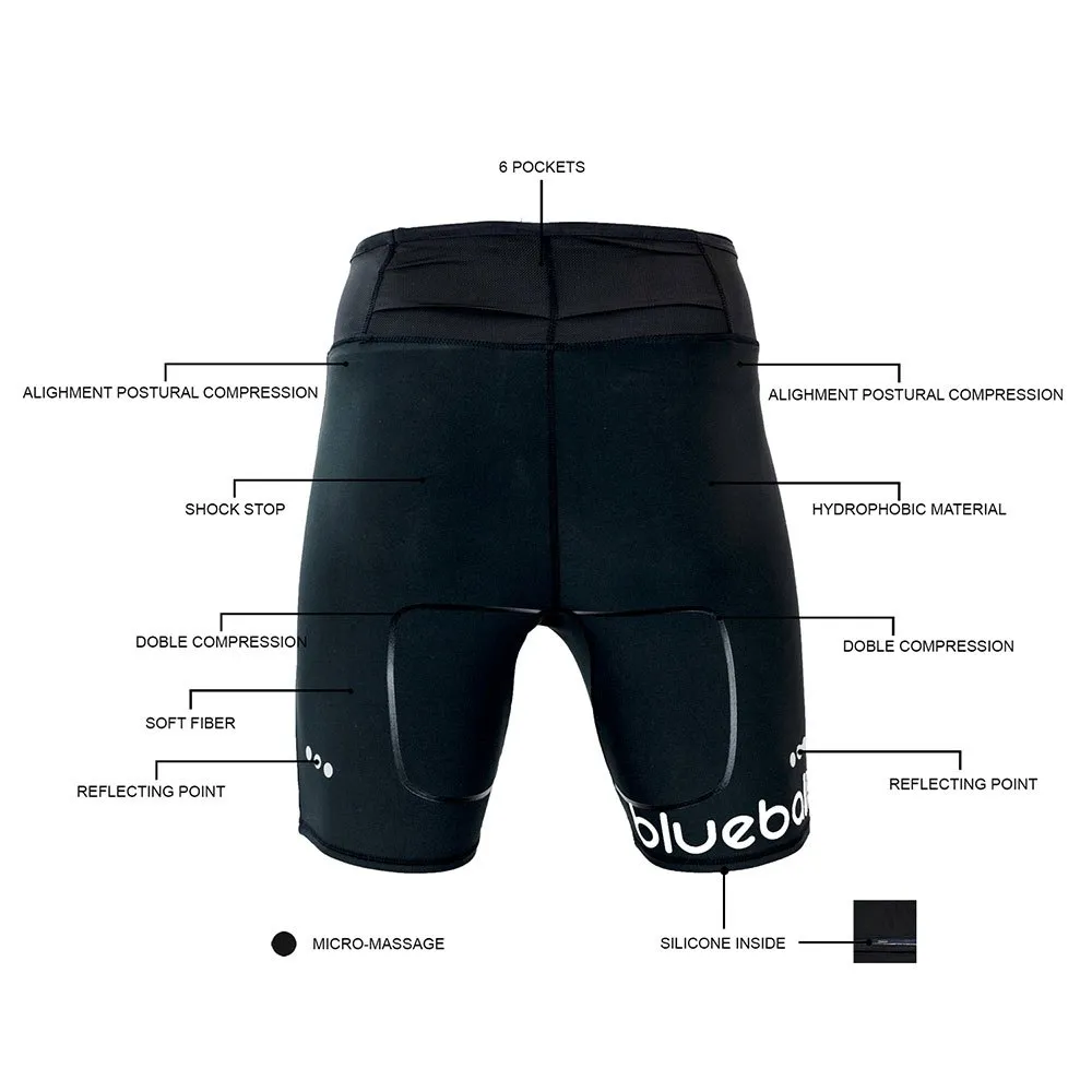 Blueball Sport Running Pocket Korte Leggings male