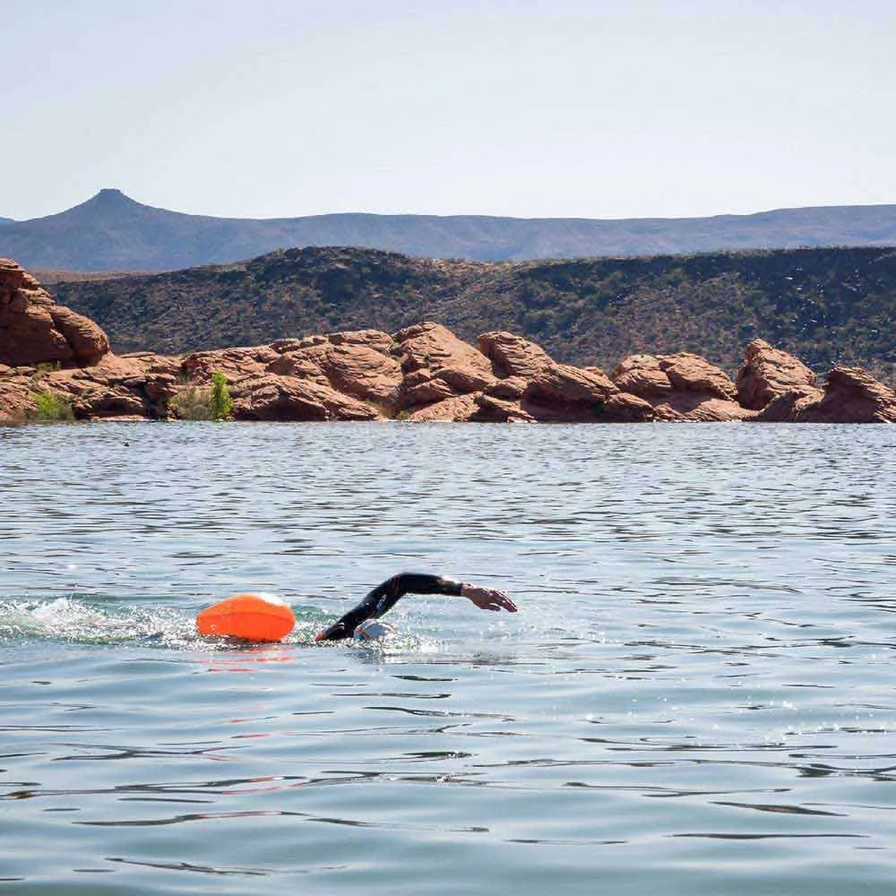 blueseventy Buddy Bøye Med Tørrpose unisex, Orange