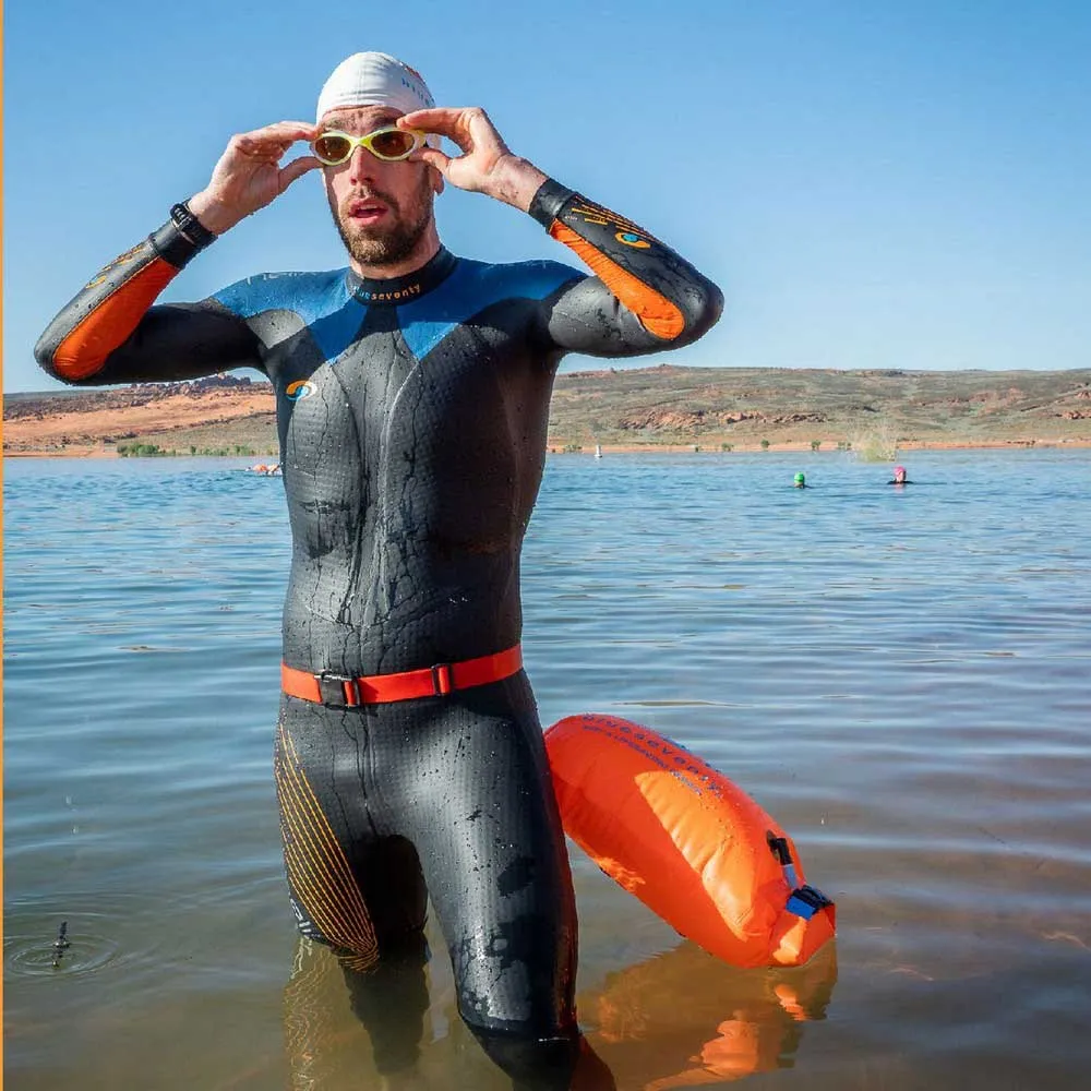 blueseventy Buddy Plus Bøye Med Tørrpose unisex, Orange