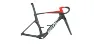 Carbon black / neon red
