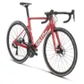 BMC Teammachine Slr01 One Ultegra Di2 2023 Landeveissykkel, Prisma red / brushed alloy