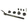 bobike 12 Mm Gjennomgående Aksel, Black / silver, One Size