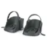 bobike Go Mini Footrests Reservedel, Black, One Size