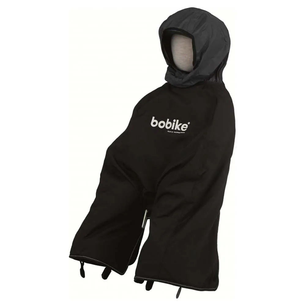 bobike Mini Vanntett Poncho Refurbished, Black