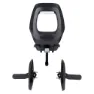 bobike One Junior Mik Hd Bakre Barnesykkelsete, Black, Max 27kg