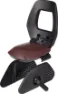 bobike One Junior sykkelstol sort/brun