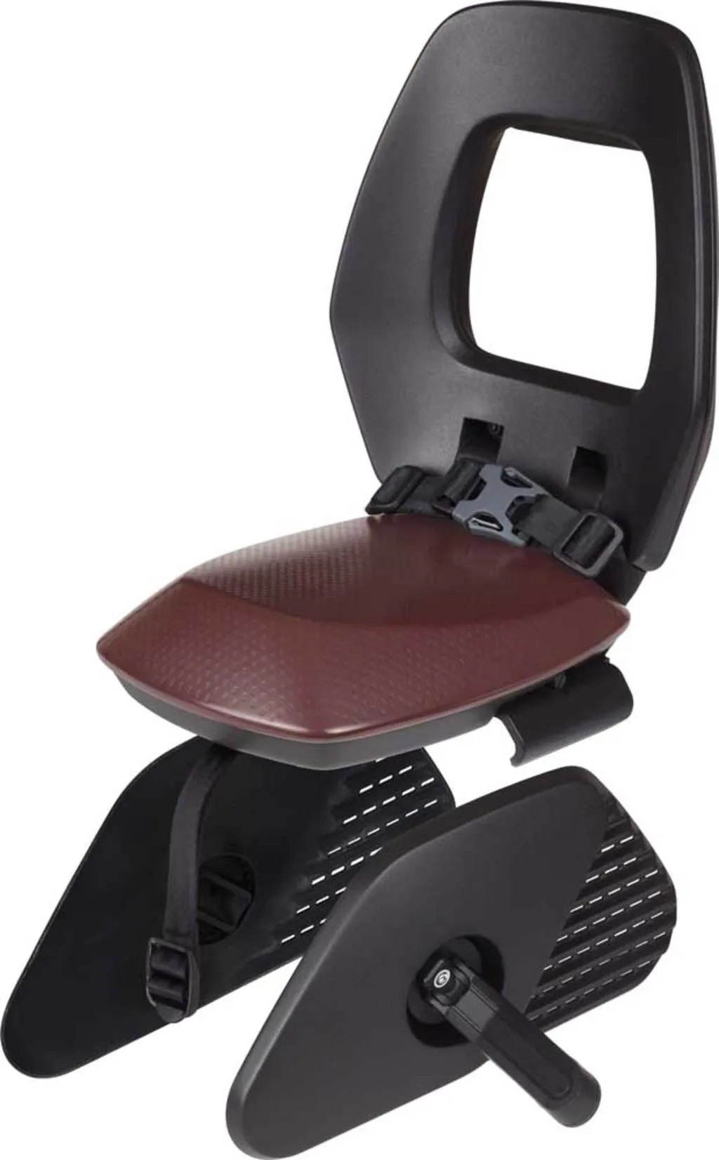 bobike One Junior sykkelstol svart/brun, Black / brown, Max 38kg