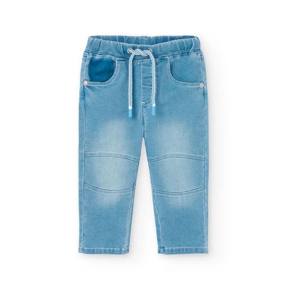 Boboli Denim Knit Bukser Boboli Denim Knit Bukser