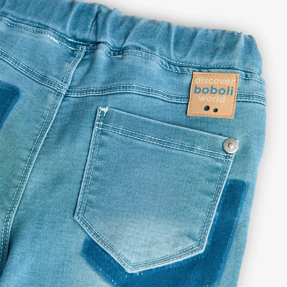 Boboli Denim Knit Bukser Boboli Denim Knit Bukser
