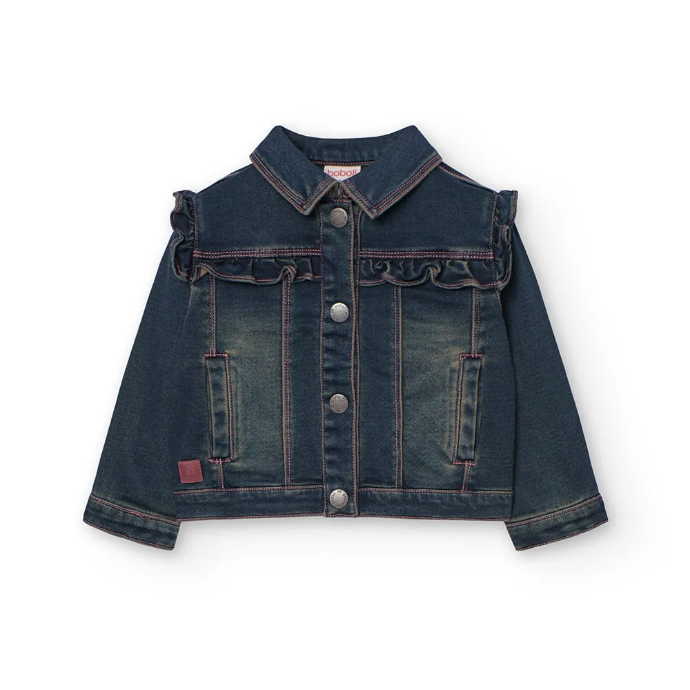 Boboli Denim Knit Jakke