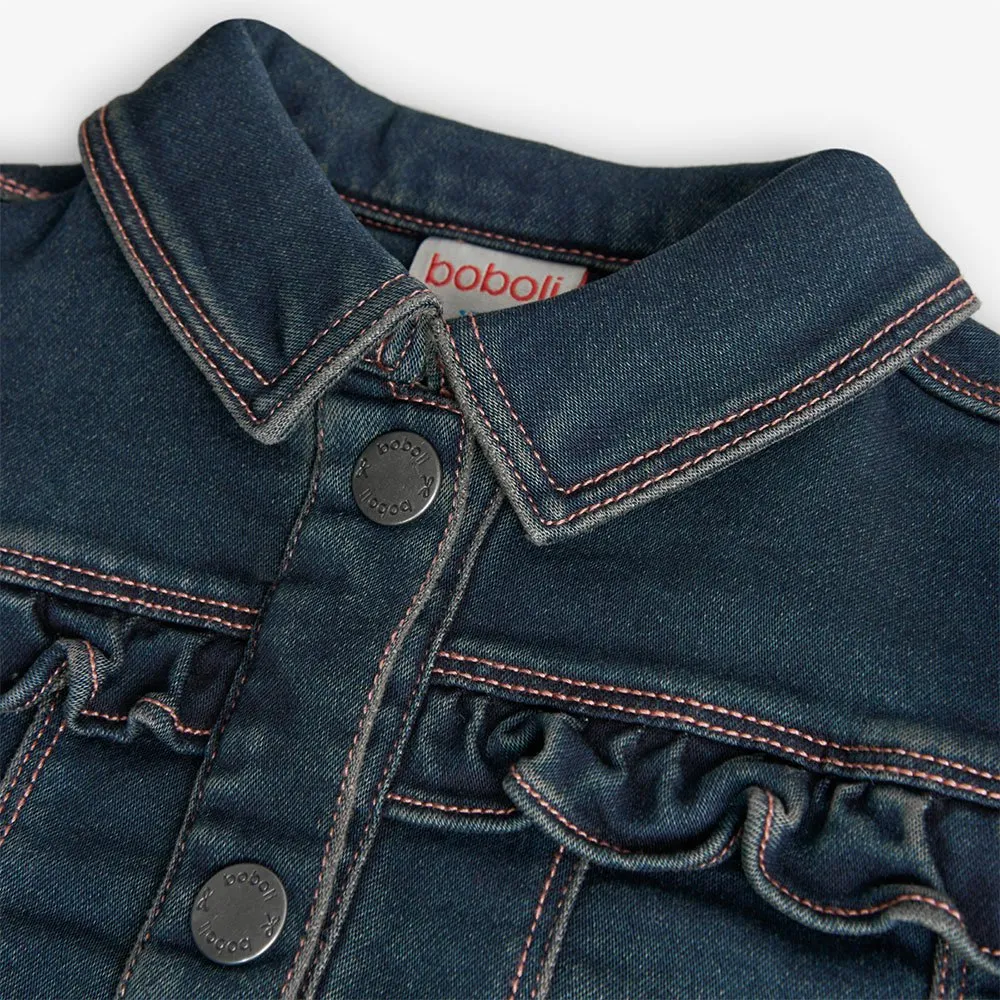 Boboli Denim Knit Jakke