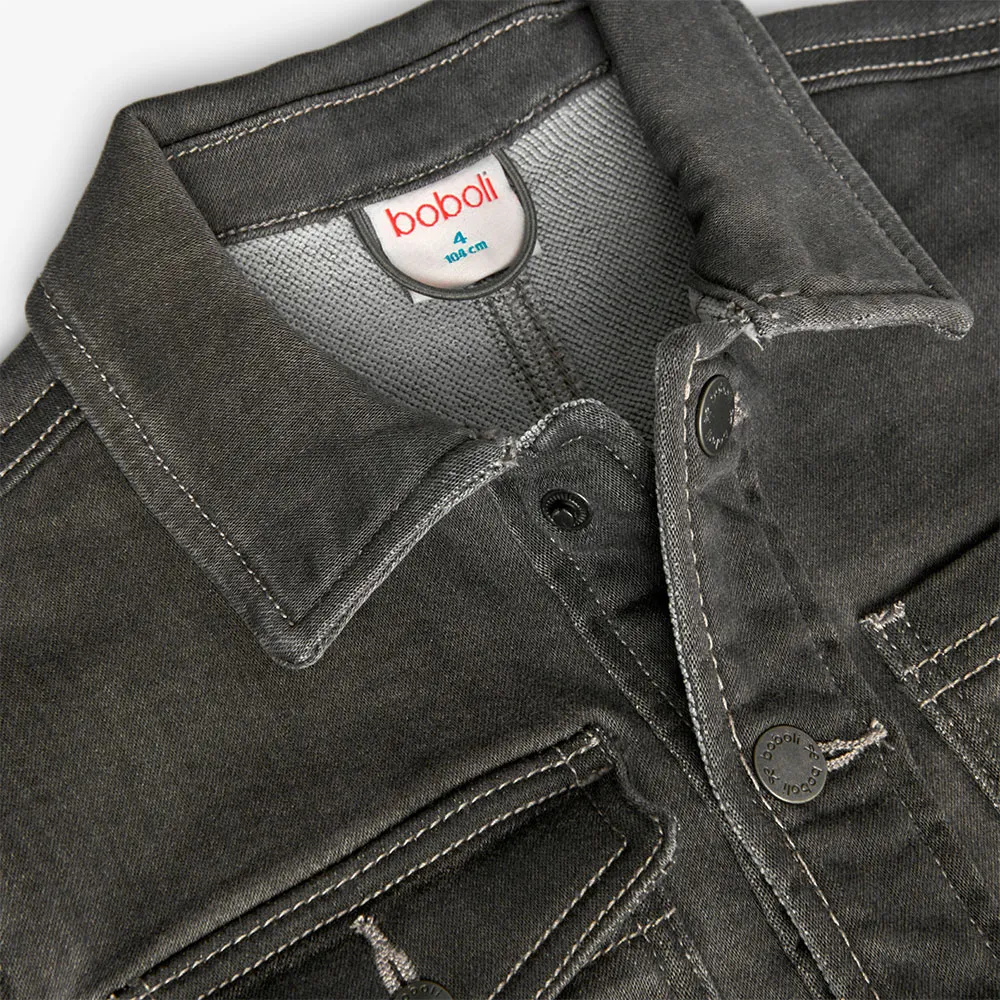Boboli Denim Knit Jakke