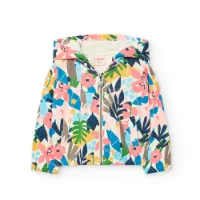 Boboli Fleece Floral Jakke