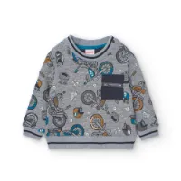 Boboli Fleece Printed Genser