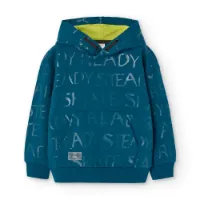 Boboli Fleece Printed Hettegenser