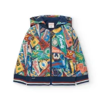 Boboli Fleece Printed Jakke