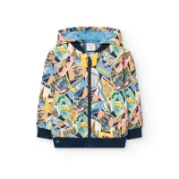 Boboli Fleece Printed Jakke