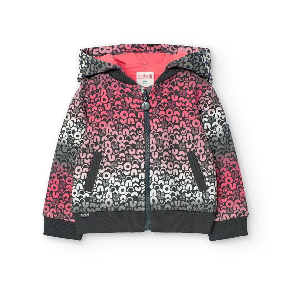 Boboli Fleece Printed Jakke
