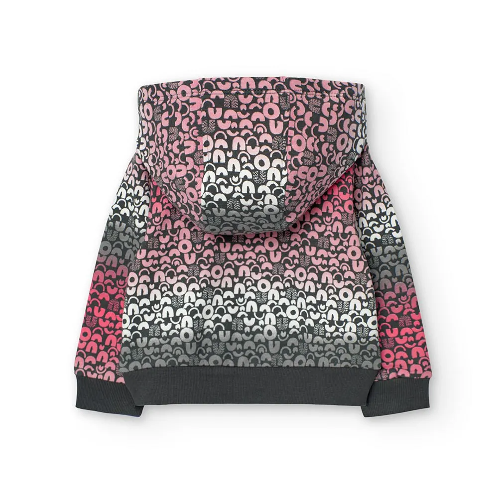 Boboli Fleece Printed Jakke