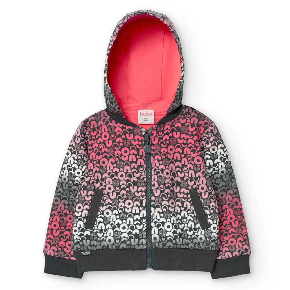 Boboli Fleece Printed Jakke