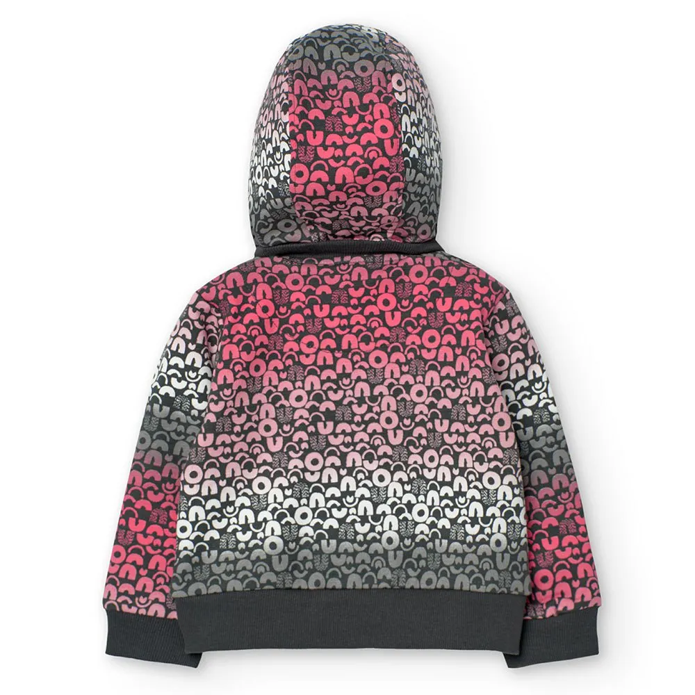 Boboli Fleece Printed Jakke