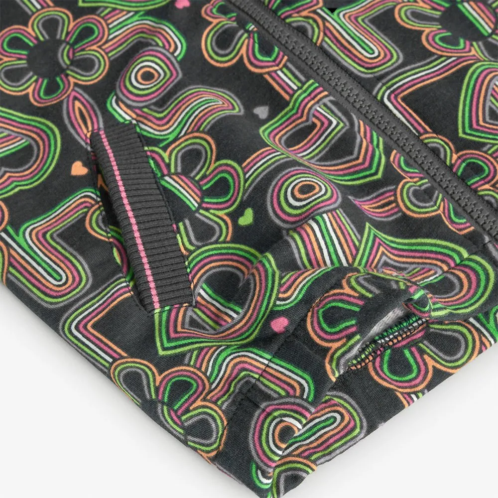 Boboli Fleece Printed Jakke