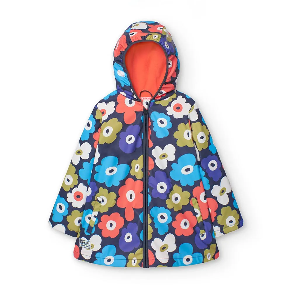 Boboli Hooded Rain Floral Jakke Boboli Hooded Rain Floral Jakke