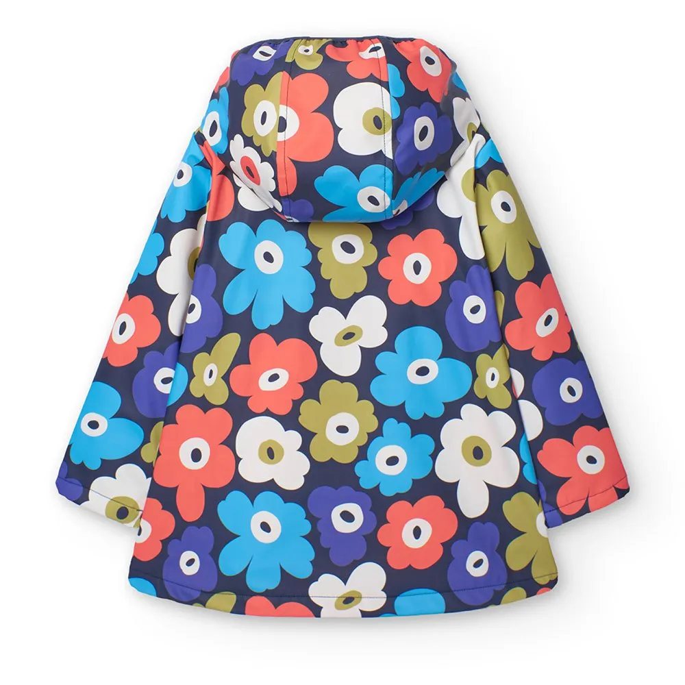 Boboli Hooded Rain Floral Jakke Boboli Hooded Rain Floral Jakke