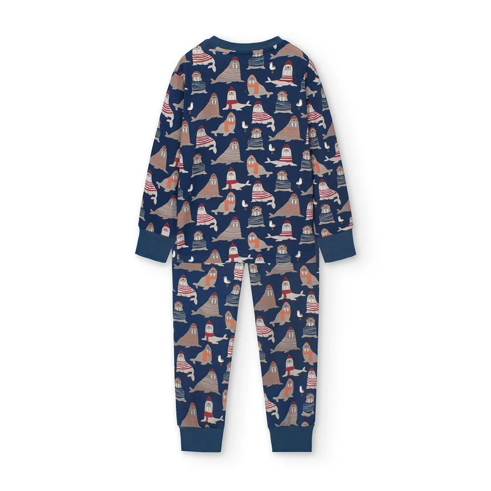 Boboli Interlock Pyjamas Med Lange Ermer Boboli Interlock Pyjamas Med Lange Ermer