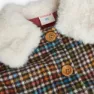Boboli Jacquard Check Jakke