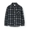Boboli Knit Check Skjorte Med Lange Ermer