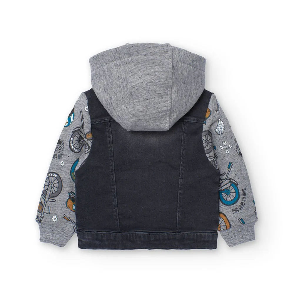 Boboli Knit Combined Jakke Boboli Knit Combined Jakke