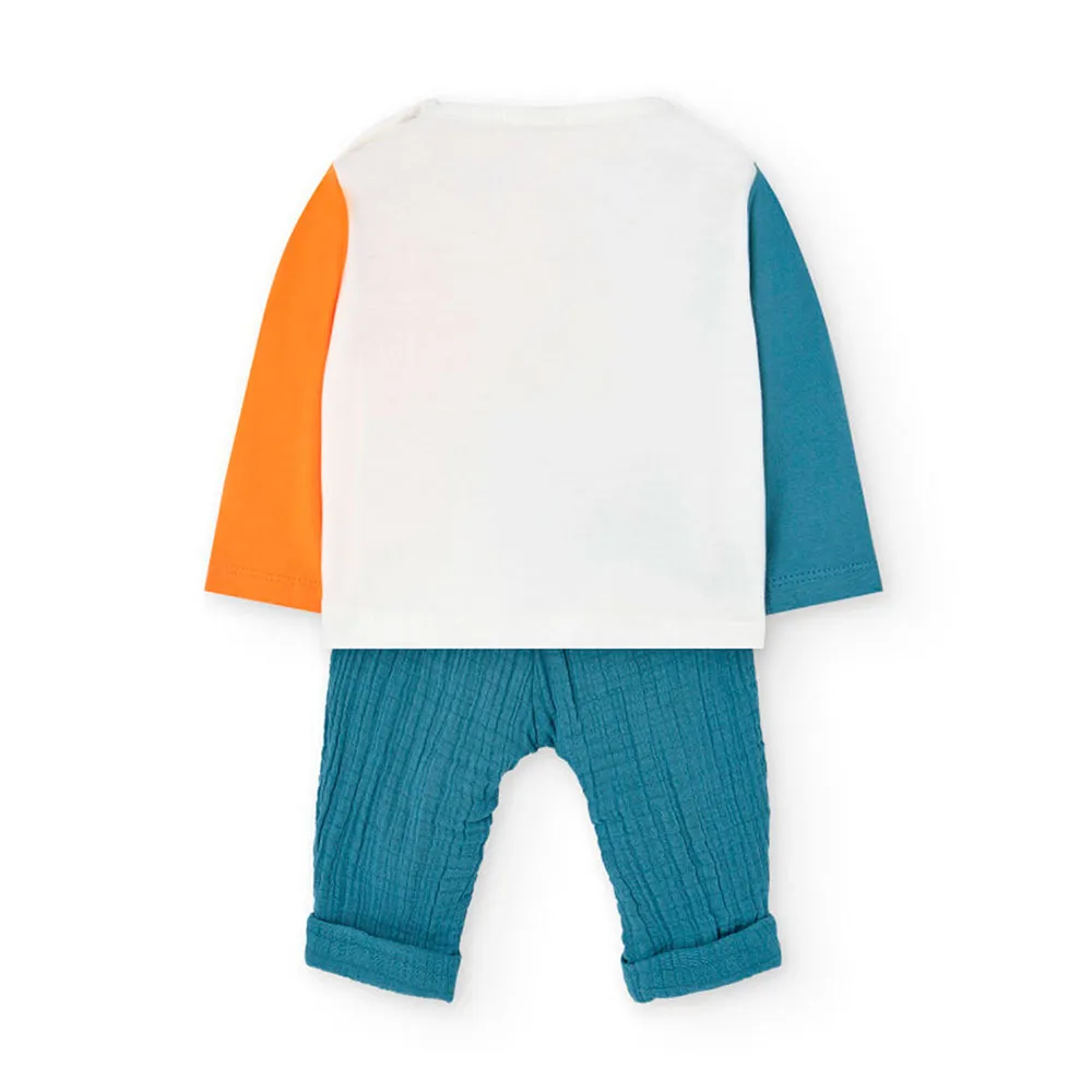Boboli Knit Combined Langarmet Sett Boboli Knit Combined Langarmet Sett