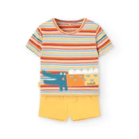 Boboli Knit Kortskjorte Sett Boboli Knit Kortskjorte Sett