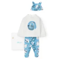 Boboli Knit Printed Langarmet Sett Boboli Knit Printed Langarmet Sett